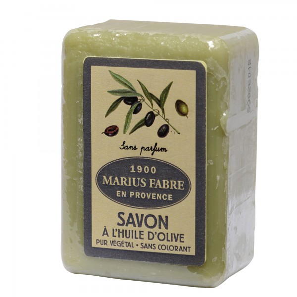 Marius Fabre 150 g Stück Seife ohne Duft / sans parfum, Olivenölseife